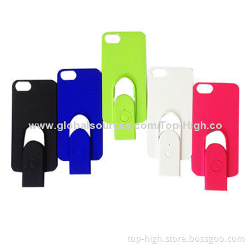 2014 new mobile phone accessories Bluetooth self shot case for iPhone 5S